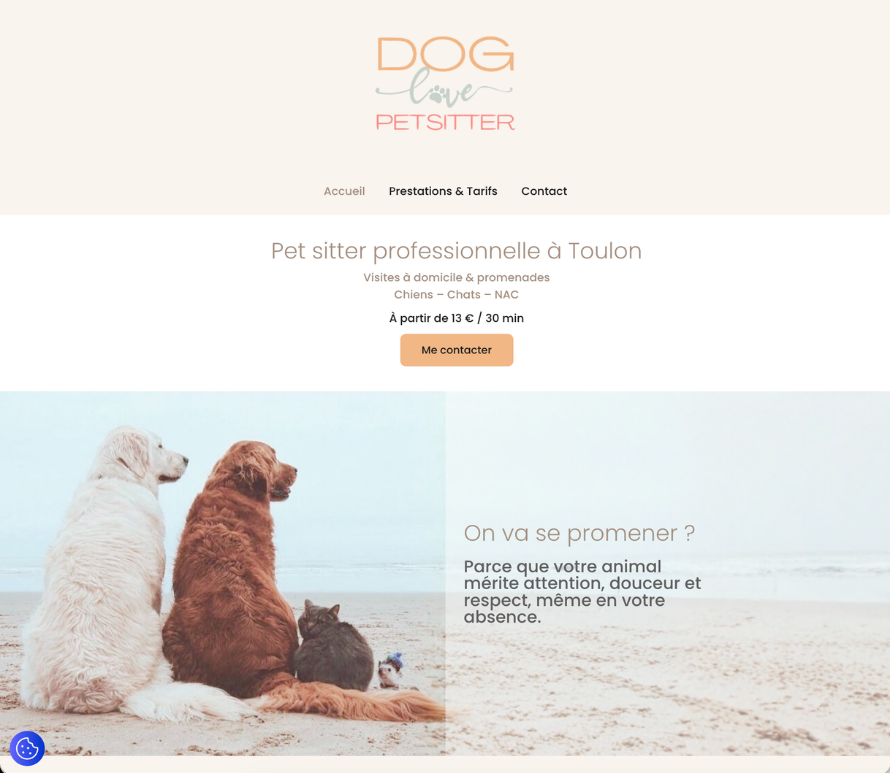 DoglovePetSitter_Site web DoglovePetSitter_Site web
